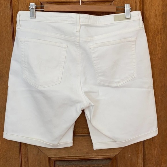 AG Adriano Goldschmeid BROOKE Bermuda shorts in white size 27 - Picture 6 of 14